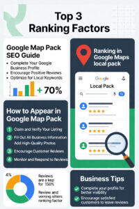 rank in google's map pack