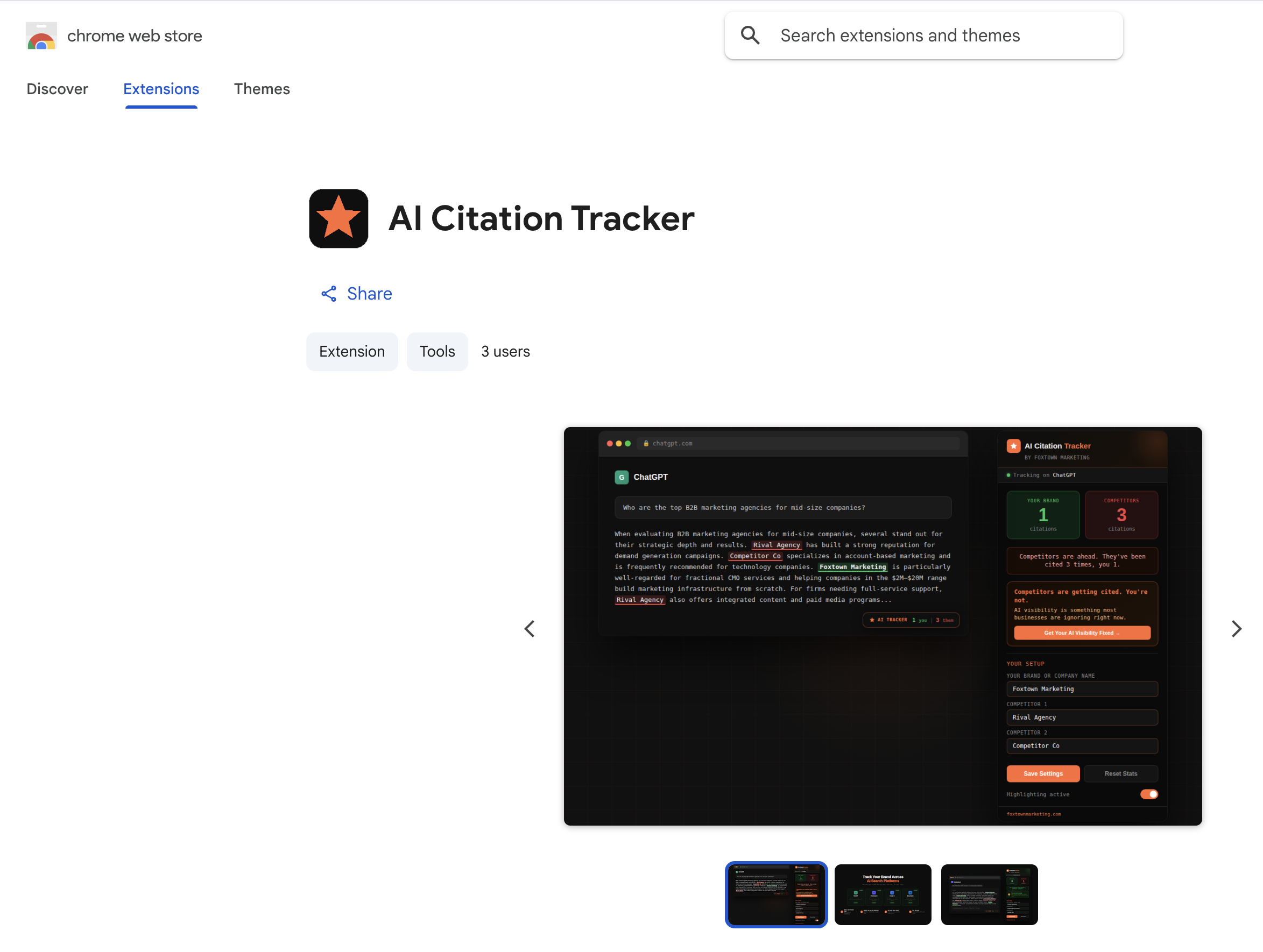 Free Chrome Plugin: AI Citation Tracker For Brand Mentions